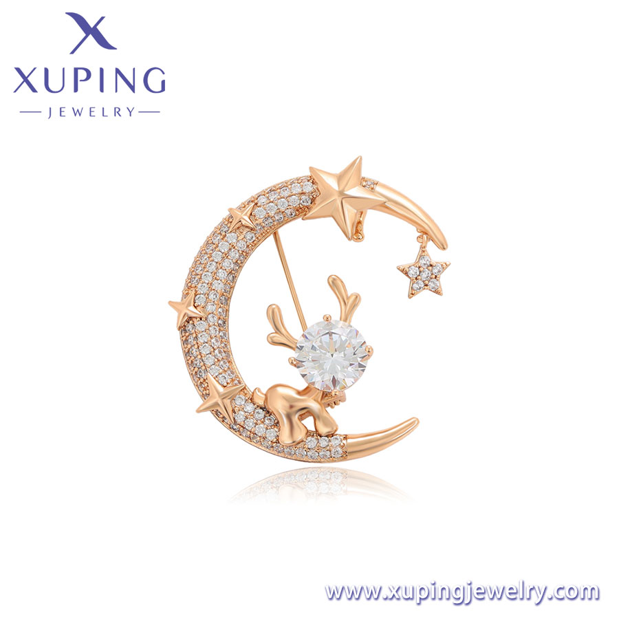 cubic zirconia statement brooch